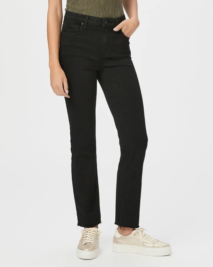 Straight Cindy Straight Jean 8211 Black Shadow PAIGE Women
