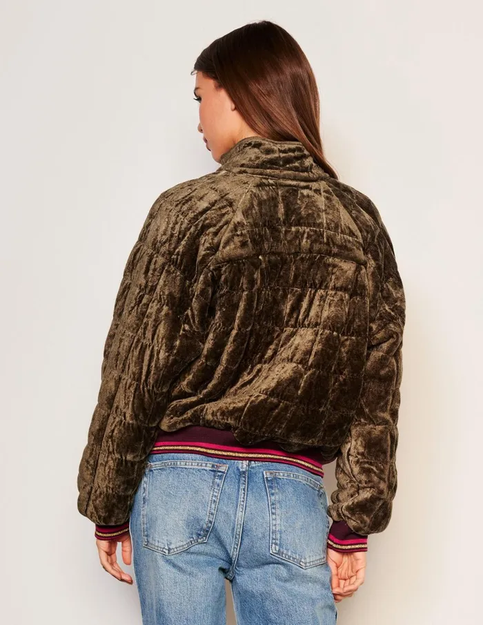 Sundry Clothing Jackets Women Women039s Quilted Bomber In Fern Fern Sundry Clothing Jackets Women Women039s Quilted Bomber In Fern Fern