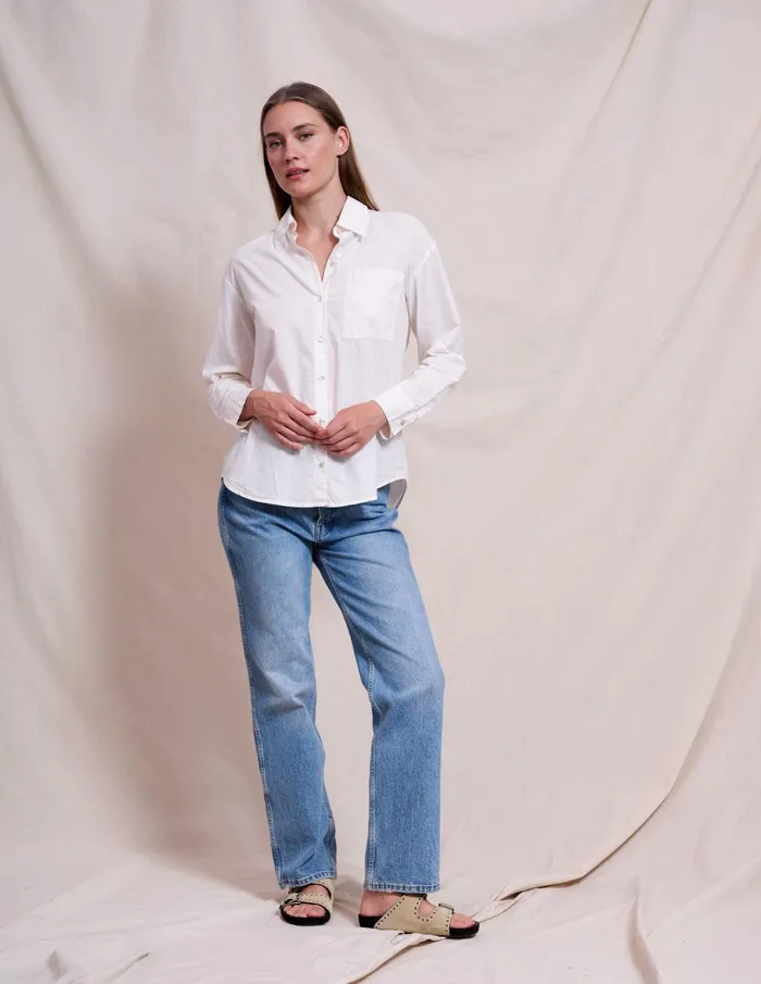 Sundry Clothing Shirting Women Women039s Classic Shirt In Optic White Optic White Sundry Clothing Shirting Women Women039s Classic Shirt In Optic White Optic White