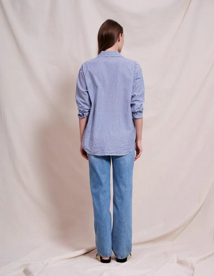 Sundry Clothing Shirting Women Women039s Oversized Shirt With Embroidery In Deep Navy Deep Navy Sundry Clothing Shirting Women Women039s Oversized Shirt With Embroidery In Deep Navy Deep Navy