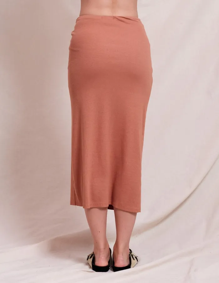 Sundry Clothing Skirts Women Women039s Side Twist Skirt In Vintage Rust Vintage Rust Sundry Clothing Skirts Women Women039s Side Twist Skirt In Vintage Rust Vintage Rust