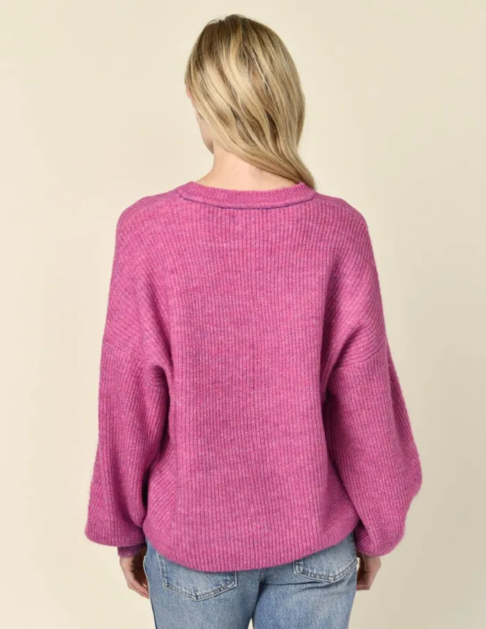 Sundry Clothing Sweaters Women Women039s Au Revoir Insarsia Sweater In Fuscia Gem Fuscia Gem Sundry Clothing Sweaters Women Women039s Au Revoir Insarsia Sweater In Fuscia Gem Fuscia Gem