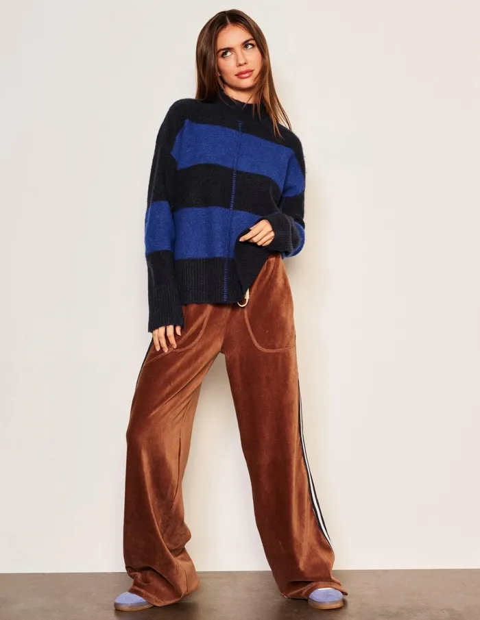 Sundry Clothing Sweaters Women Women039s Bold Stripe Tunic Sweater In Deep Navy Deep Navy Sundry Clothing Sweaters Women Women039s Bold Stripe Tunic Sweater In Deep Navy Deep Navy