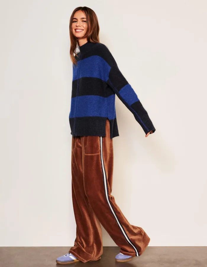 Sundry Clothing Sweaters Women Women039s Bold Stripe Tunic Sweater In Deep Navy Deep Navy Sundry Clothing Sweaters Women Women039s Bold Stripe Tunic Sweater In Deep Navy Deep Navy