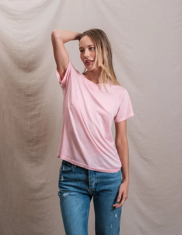 Sundry Clothing Tees Women Butter Soft Crew In Ballet Pink Ballet Pink Sundry Clothing Tees Women Butter Soft Crew In Ballet Pink Ballet Pink