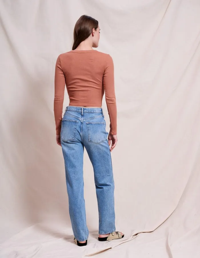 Sundry Clothing Tees Women Women039s Front Twist Tee In Vintage Rust Vintage Rust Sundry Clothing Tees Women Women039s Front Twist Tee In Vintage Rust Vintage Rust
