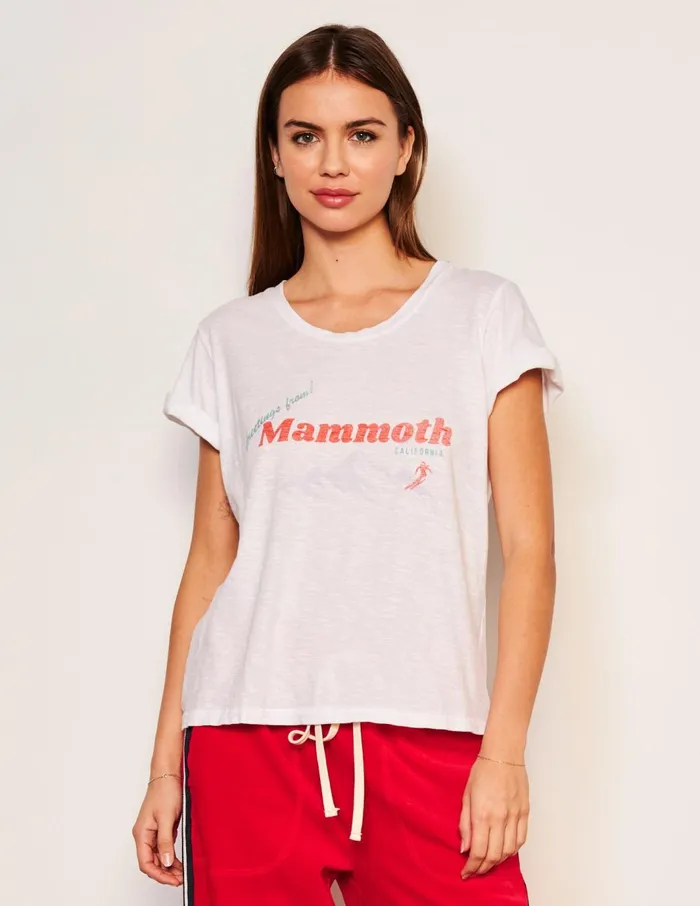 Sundry Clothing Tees Women Women039s Mammoth Rolled Sleeve Tee In Optic White Optic White Sundry Clothing Tees Women Women039s Mammoth Rolled Sleeve Tee In Optic White Optic White