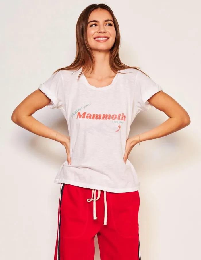 Sundry Clothing Tees Women Women039s Mammoth Rolled Sleeve Tee In Optic White Optic White Sundry Clothing Tees Women Women039s Mammoth Rolled Sleeve Tee In Optic White Optic White