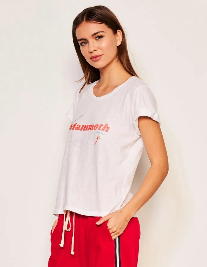 Sundry Clothing Tees Women Women039s Mammoth Rolled Sleeve Tee In Optic White Optic White Sundry Clothing Tees Women Women039s Mammoth Rolled Sleeve Tee In Optic White Optic White