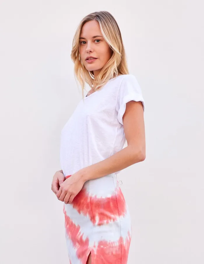 Sundry Clothing Tees Women Women039s Rolled Sleeve Tee In Optic White Optic White Sundry Clothing Tees Women Women039s Rolled Sleeve Tee In Optic White Optic White