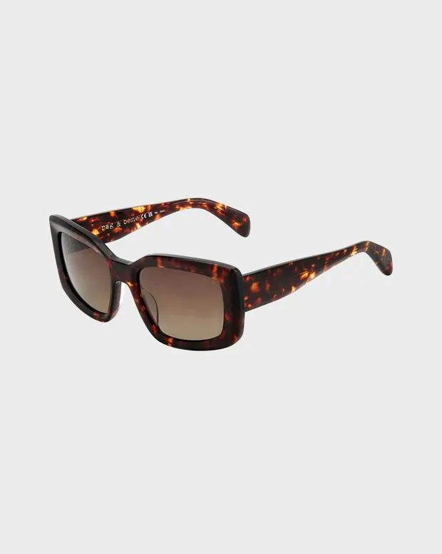 Sunglasses Sofie BeigeBlackHavana rag and bone Women