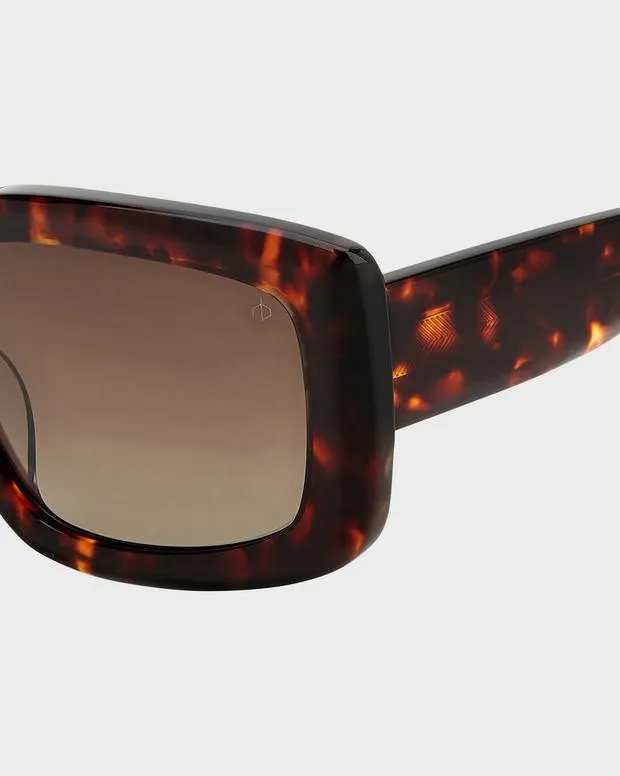 Sunglasses Sofie BeigeBlackHavana rag and bone Women