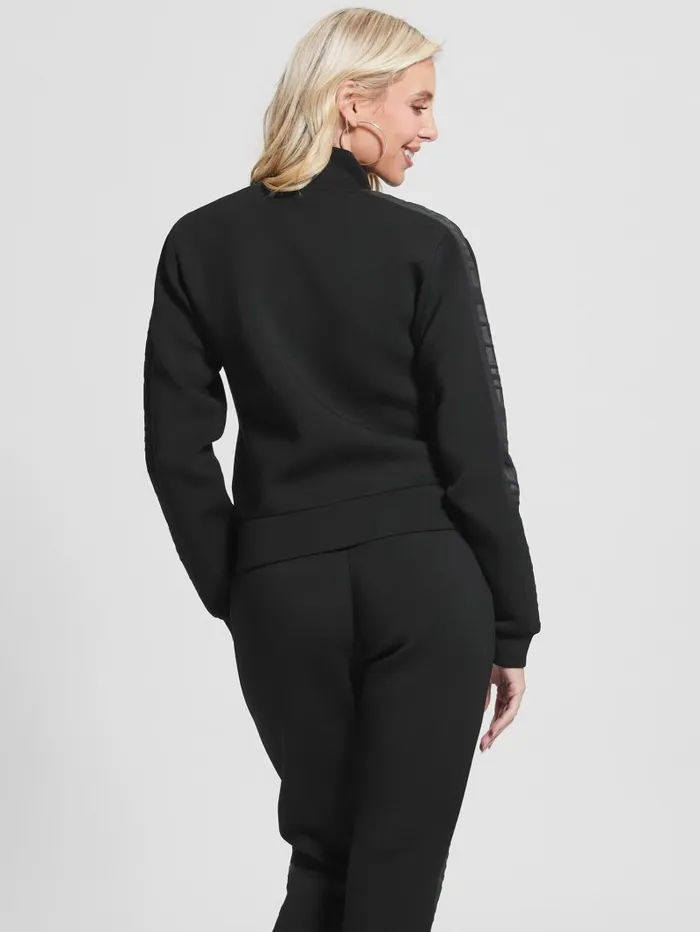 Sweaters and Knits Women Eco Allie Scuba Sweatshirt Black GUESS Sweaters and Knits Women Eco Allie Scuba Sweatshirt Black GUESS