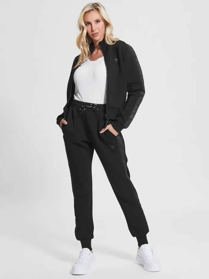 Sweaters and Knits Women Eco Allie Scuba Sweatshirt Black GUESS Sweaters and Knits Women Eco Allie Scuba Sweatshirt Black GUESS