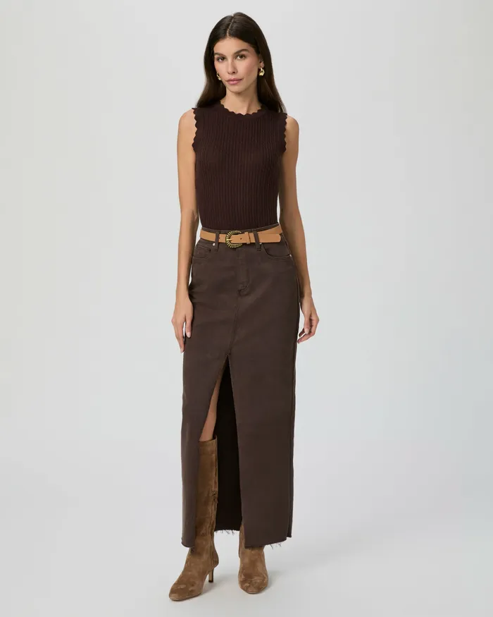 Sweaters and Sweatshirts Women Syrie Sweater 8211 Brown PAIGE