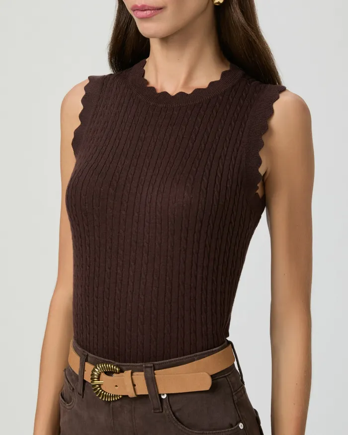 Sweaters and Sweatshirts Women Syrie Sweater 8211 Brown PAIGE