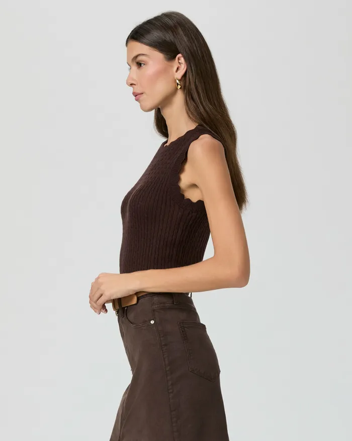 Sweaters and Sweatshirts Women Syrie Sweater 8211 Brown PAIGE