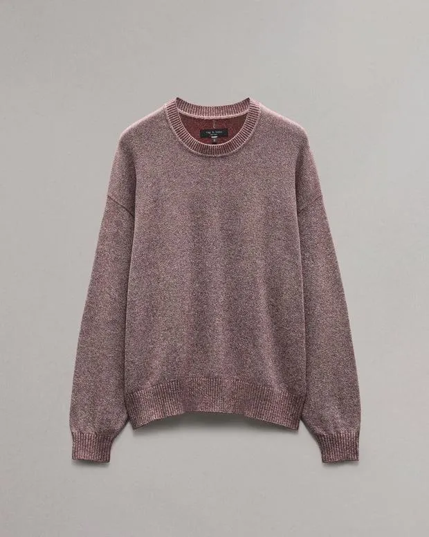 Sweaters rag and bone Men Marled Cotton Sweater Army MultiGrey MultiMaroon Multi Sweaters rag and bone Men Marled Cotton Sweater Army MultiGrey MultiMaroon Multi