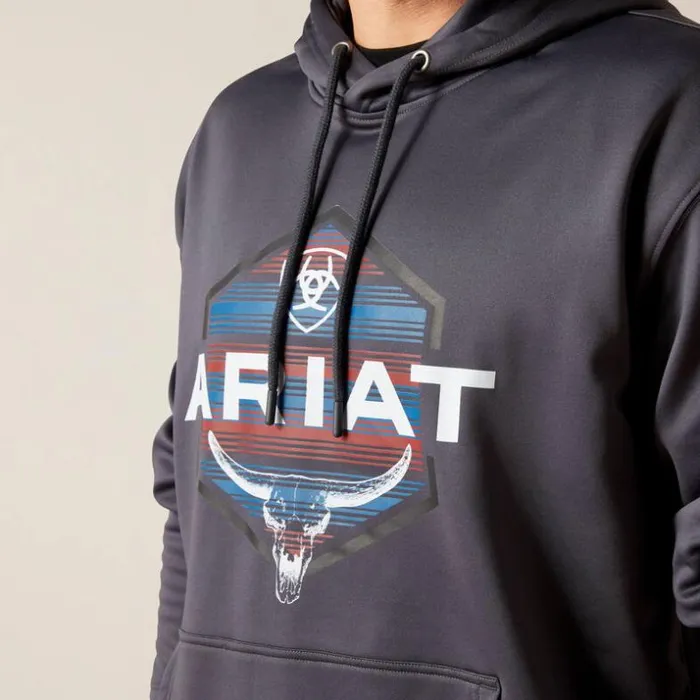 Sweatshirts and Hoodies Men Ariat Logo Tek Fleece Hoodie Odyssey Gray Heather Sweatshirts and Hoodies Men Ariat Logo Tek Fleece Hoodie Odyssey Gray Heather