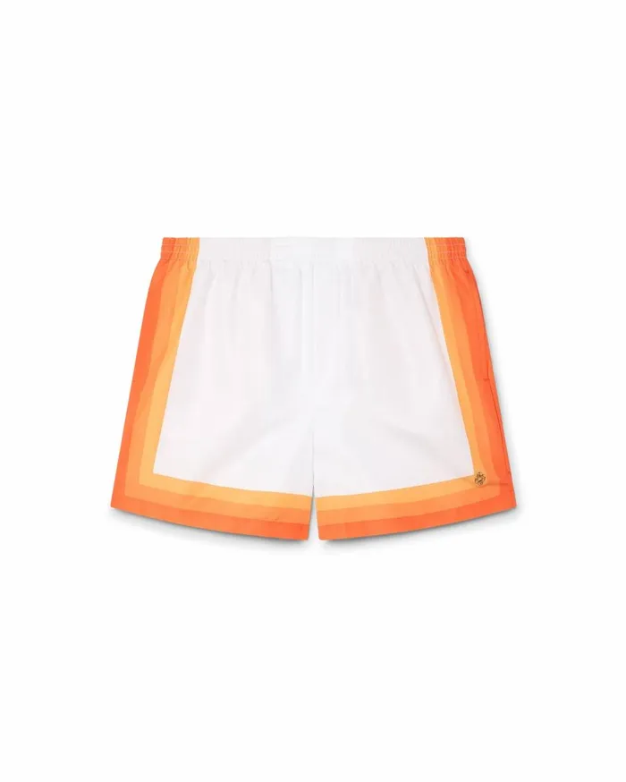 Swimwear Men Casablanca Paris Orange Gradient Swim Trunks
