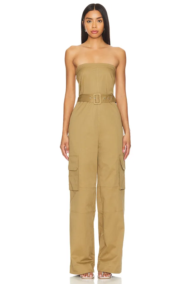 Sydney Jumpsuit Khaki Women Lovers and Friends Jumpsuits