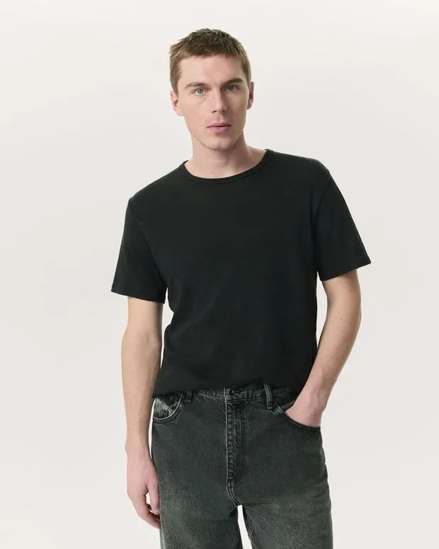 TShirts and Henleys Men Classic Flame Tee WhiteDeep NavyJet Black rag and bone