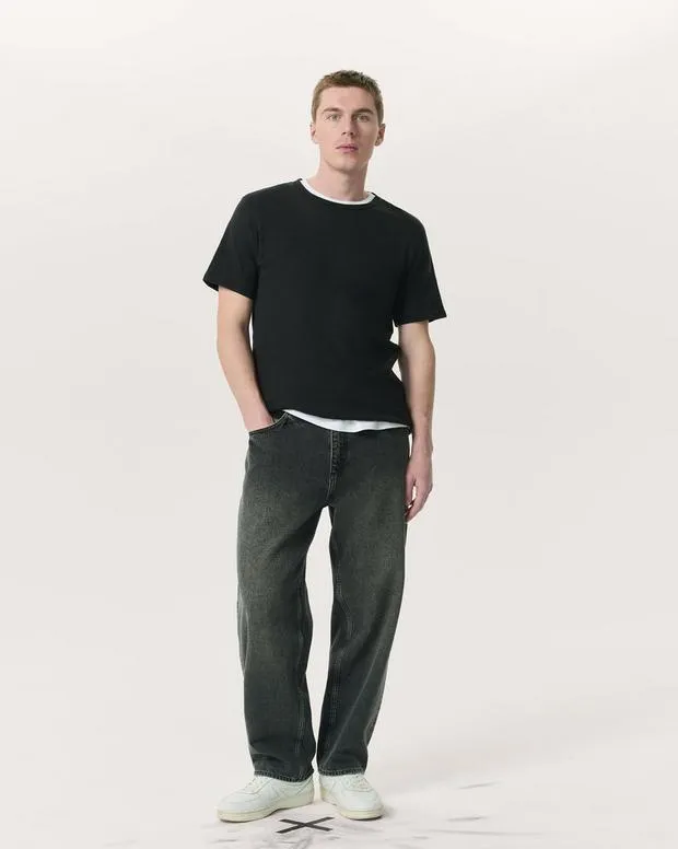 TShirts and Henleys Men Classic Flame Tee WhiteDeep NavyJet Black rag and bone