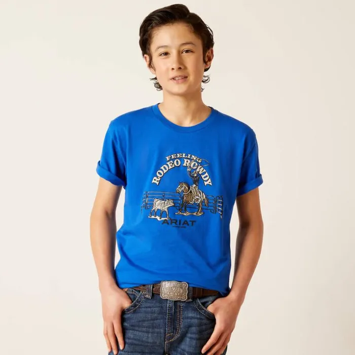 TShirts and Polos Kids Ariat Ariat Rodeo Toys TShirt Royal