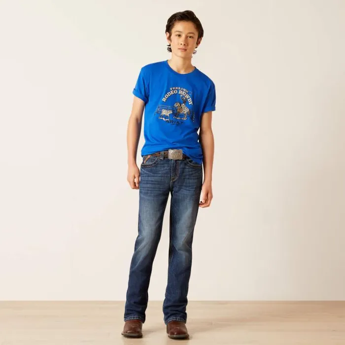 TShirts and Polos Kids Ariat Ariat Rodeo Toys TShirt Royal TShirts and Polos Kids Ariat Ariat Rodeo Toys TShirt Royal