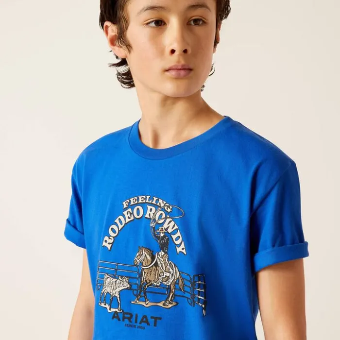 TShirts and Polos Kids Ariat Ariat Rodeo Toys TShirt Royal TShirts and Polos Kids Ariat Ariat Rodeo Toys TShirt Royal