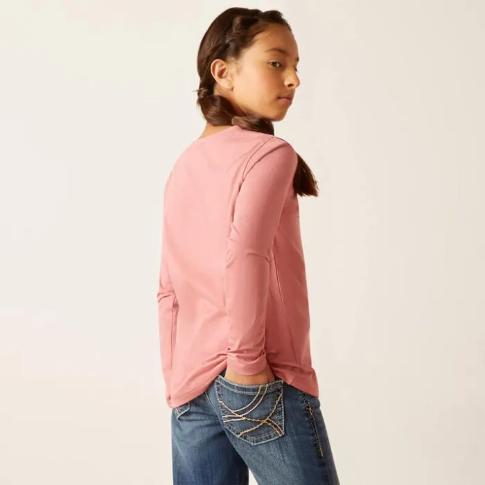 TShirts and Polos Kids Ariat Flora Shirt Dusty Rose