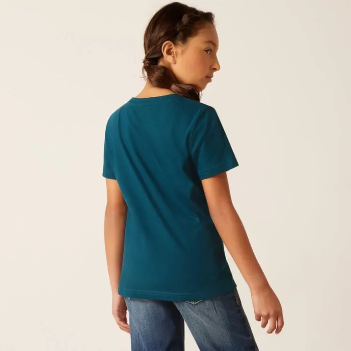 TShirts and Polos Kids Ariat Western Love Shirt Reflecting Pond