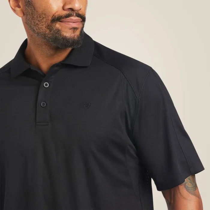 TShirts and Polos Men Ariat AC Polo Black TShirts and Polos Men Ariat AC Polo Black