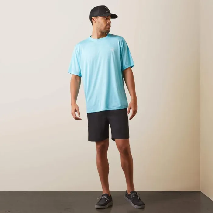 TShirts and Polos Men Ariat Charger Ariat Seal Tee Blue Atoll TShirts and Polos Men Ariat Charger Ariat Seal Tee Blue Atoll