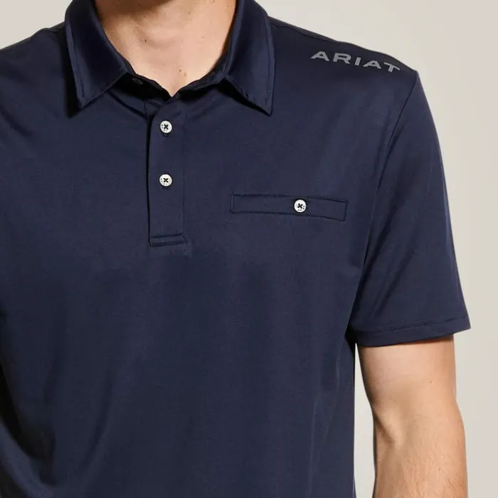 TShirts and Polos Men Ariat Norco Polo Navy TShirts and Polos Men Ariat Norco Polo Navy