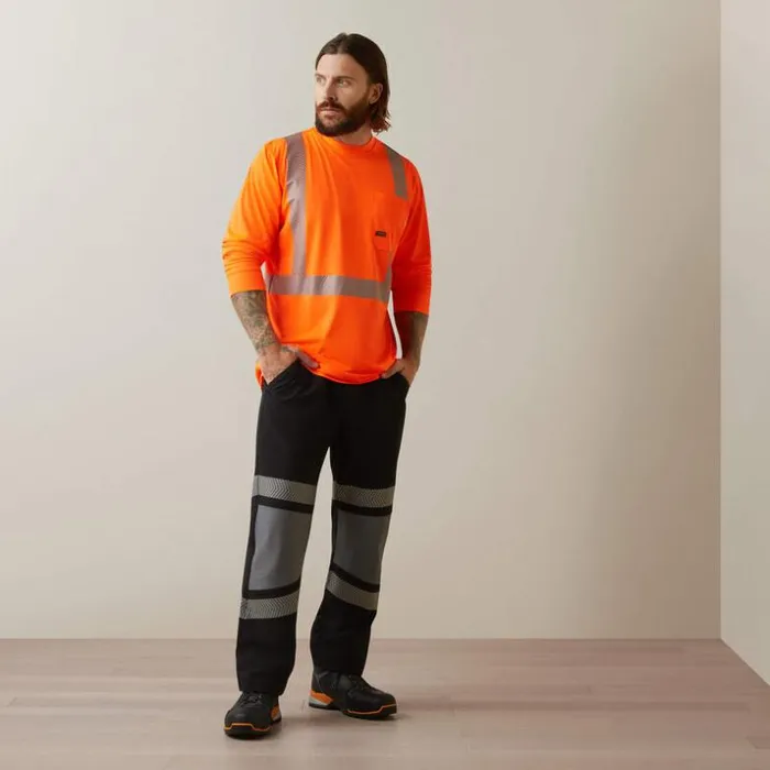TShirts and Polos Men Ariat Rebar HiVis ANSI TShirt Hi Vis Orange TShirts and Polos Men Ariat Rebar HiVis ANSI TShirt Hi Vis Orange