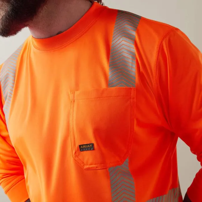 TShirts and Polos Men Ariat Rebar HiVis ANSI TShirt Hi Vis Orange TShirts and Polos Men Ariat Rebar HiVis ANSI TShirt Hi Vis Orange