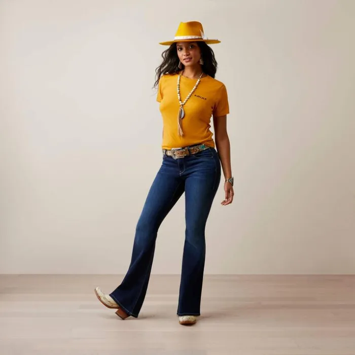 TShirts and Tops Women Ariat Ariat Cowboy Posse TShirt Buckhorn Heather
