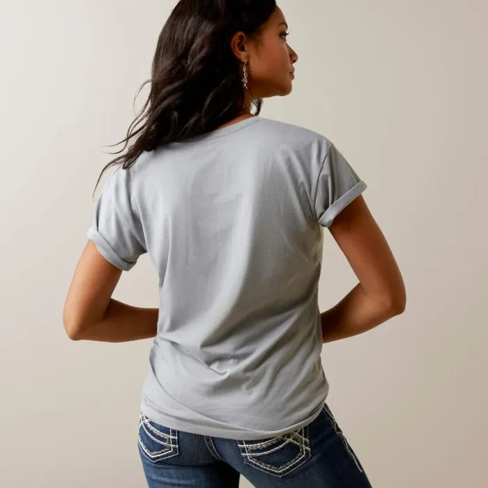 TShirts and Tops Women Ariat Ariat Liberty TShirt Stone Heather TShirts and Tops Women Ariat Ariat Liberty TShirt Stone Heather