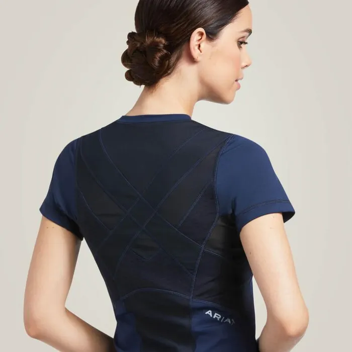 TShirts and Tops Women Ariat Ascent Crew Baselayer Navy TShirts and Tops Women Ariat Ascent Crew Baselayer Navy
