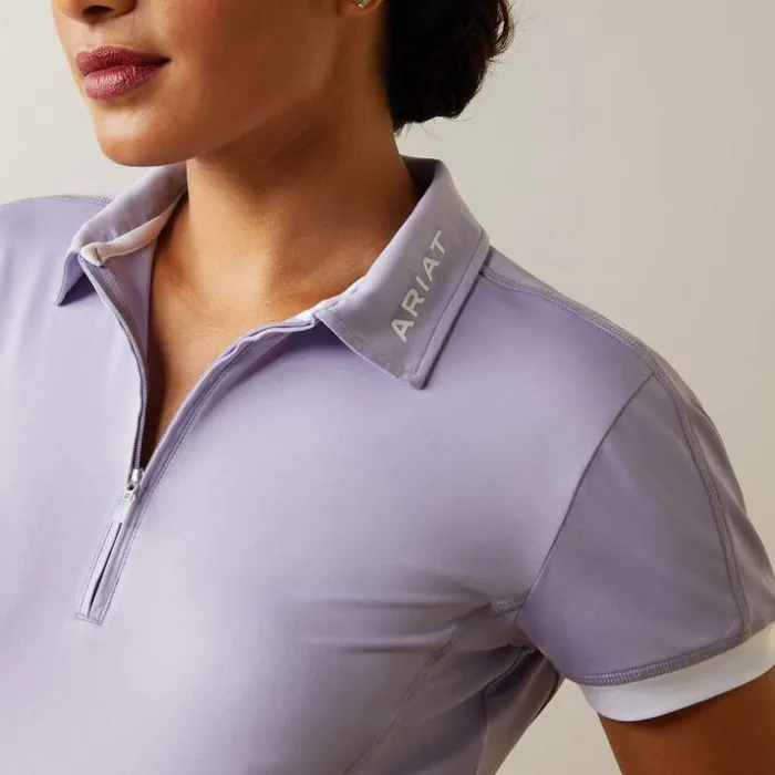 TShirts and Tops Women Ariat Bandera 14 Zip Polo Heirloom Lilac TShirts and Tops Women Ariat Bandera 14 Zip Polo Heirloom Lilac