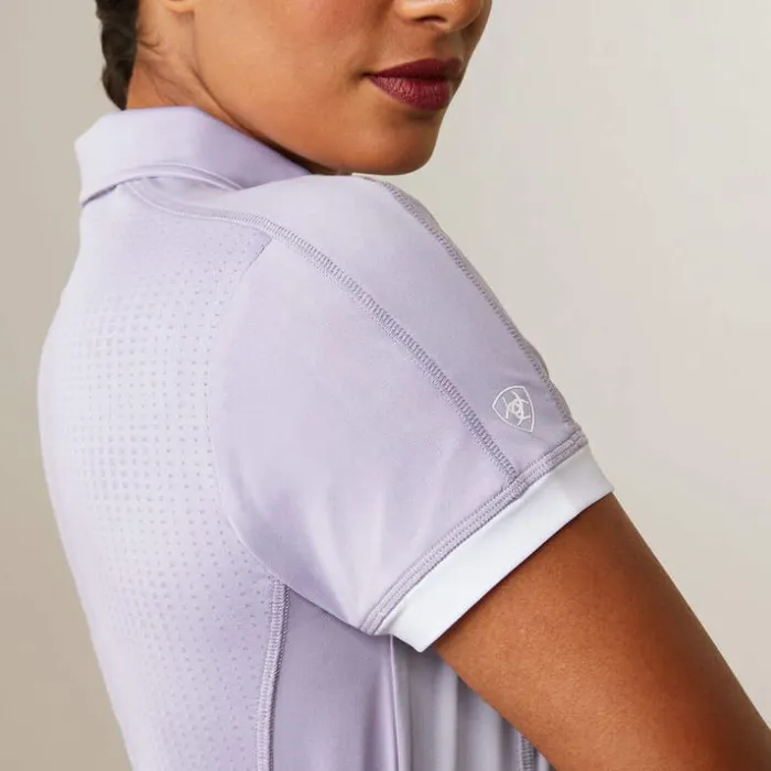 TShirts and Tops Women Ariat Bandera 14 Zip Polo Heirloom Lilac TShirts and Tops Women Ariat Bandera 14 Zip Polo Heirloom Lilac