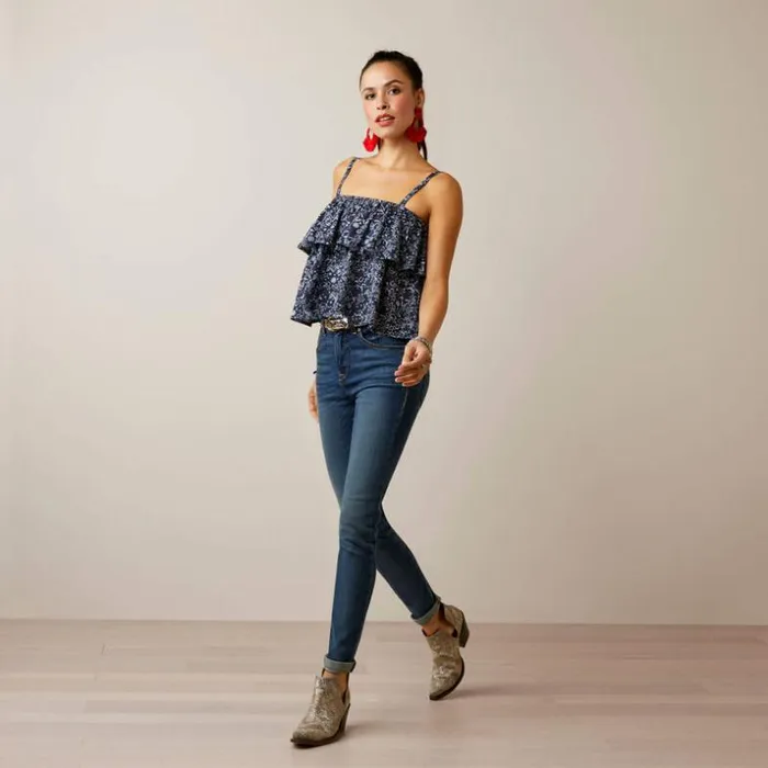 TShirts and Tops Women Ariat Howdy Print Top Multi Print TShirts and Tops Women Ariat Howdy Print Top Multi Print