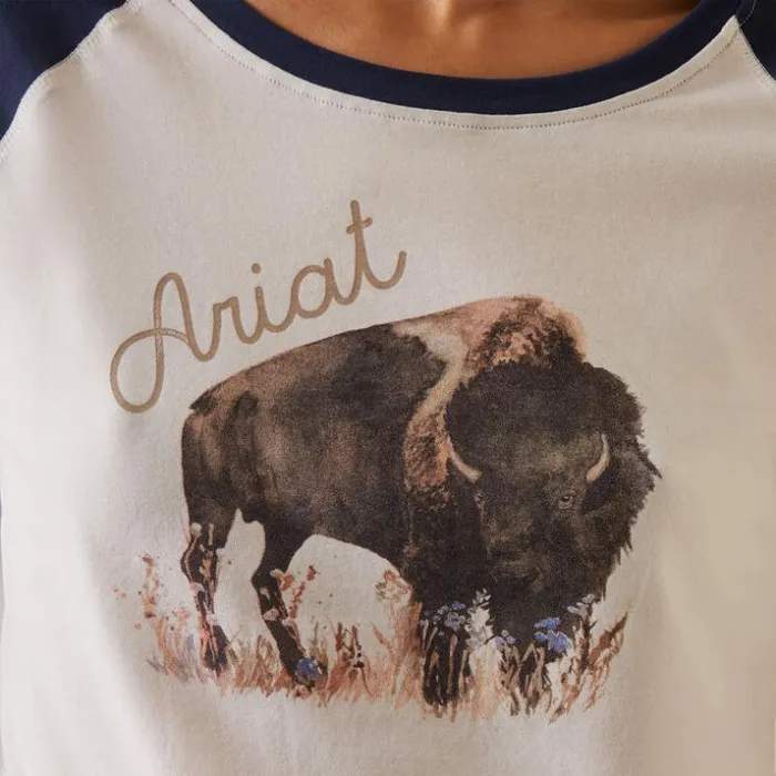 TShirts and Tops Women Ariat Painted Dreams TShirt Coconut Milknavy TShirts and Tops Women Ariat Painted Dreams TShirt Coconut Milknavy