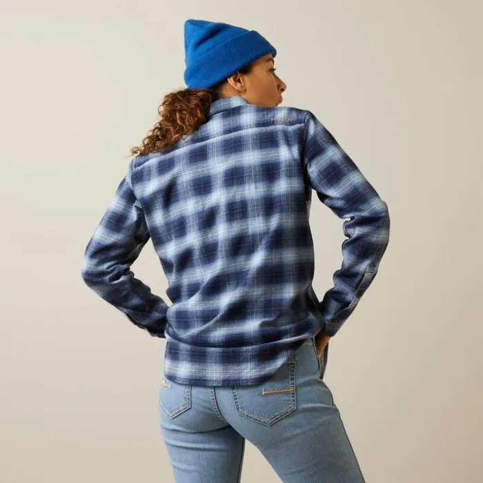TShirts and Tops Women Ariat Rebar Flannel DuraStretch Work Shirt Allure Plaid