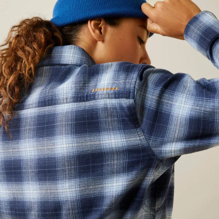 TShirts and Tops Women Ariat Rebar Flannel DuraStretch Work Shirt Allure Plaid