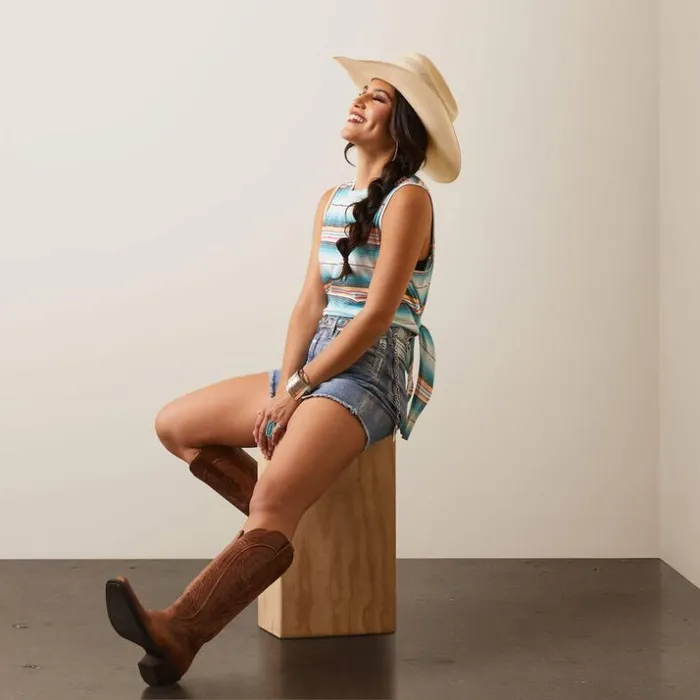 TShirts and Tops Women Ariat Rodeo Chica Tank Multi Print TShirts and Tops Women Ariat Rodeo Chica Tank Multi Print