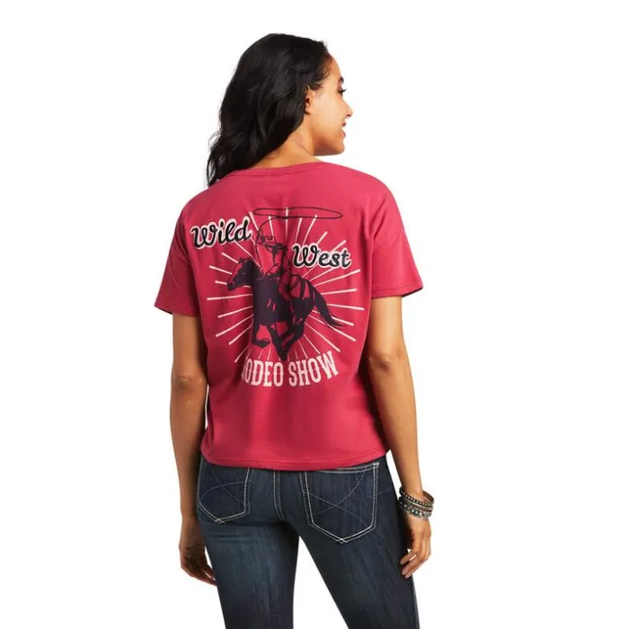 TShirts and Tops Women Ariat Rodeo Show Tee Red Bud