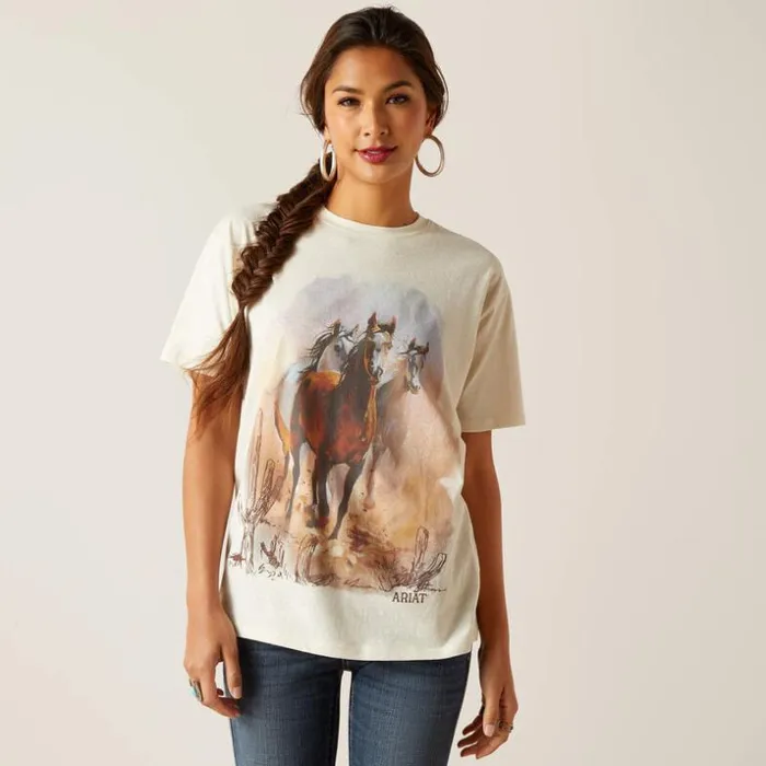 TShirts and Tops Women Ariat Set Me Free TShirt Summer Sand