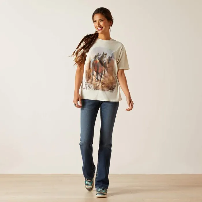 TShirts and Tops Women Ariat Set Me Free TShirt Summer Sand TShirts and Tops Women Ariat Set Me Free TShirt Summer Sand